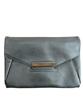 Shiraleah Chicago Black Vegan Leather Clutch